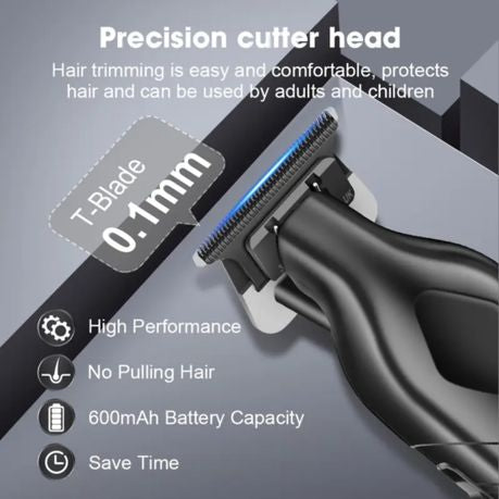 HIENA T9 Professional Hair Trimmer - Zero Gapped, Cordless & Rechargeable