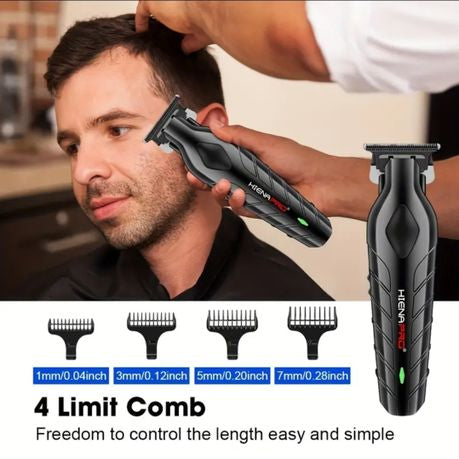 HIENA T9 Professional Hair Trimmer - Zero Gapped, Cordless & Rechargeable