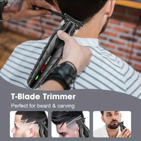 HIENA T9 Professional Hair Trimmer - Zero Gapped, Cordless & Rechargeable