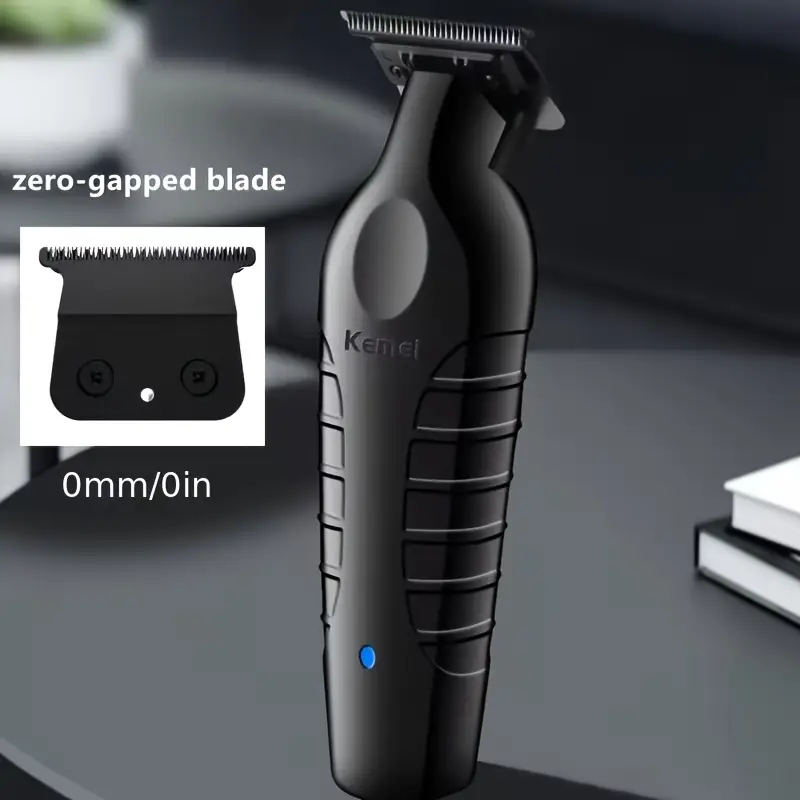 Kemei 2299 Professional Hair Trimmer - Zero Gapped, Cordless & Rechargeable