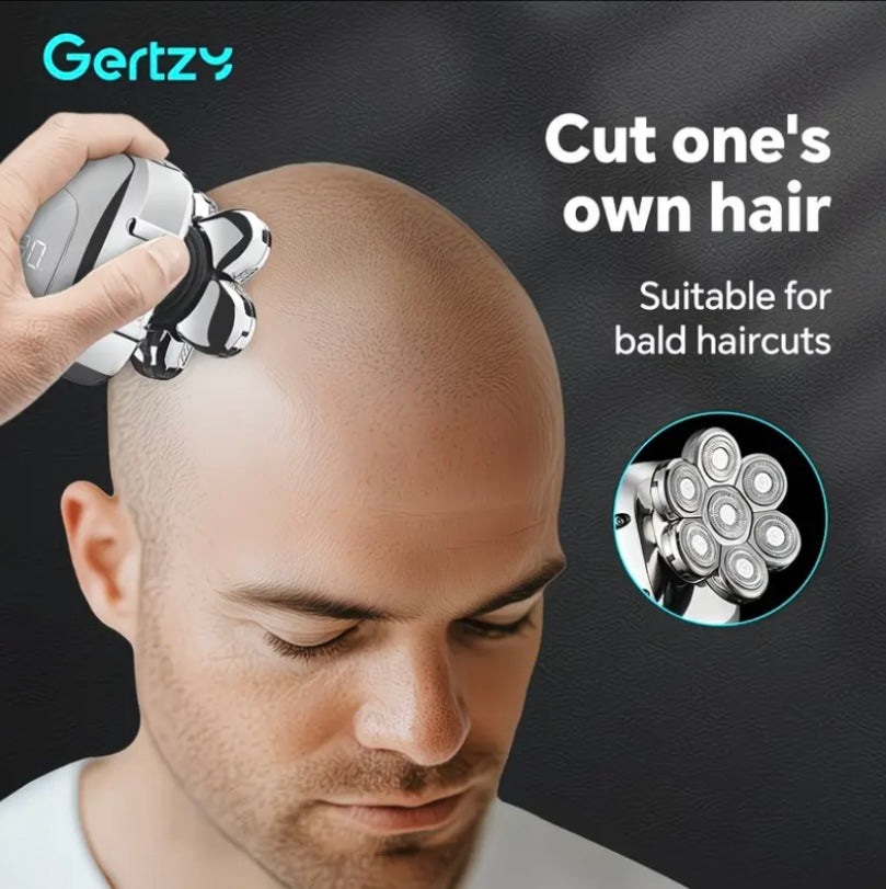 5-in-1 Rechargeable Electric Head Shaver Grooming Kit