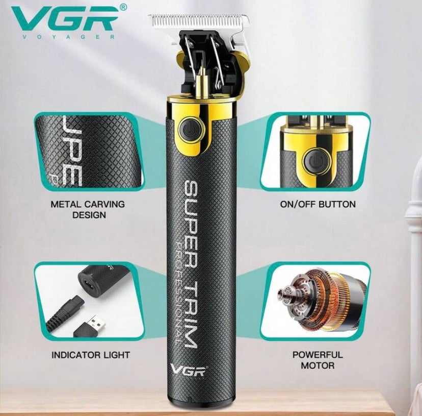 VGR Super Trim Professional Cordless Hair & Beard Trimmer Kit