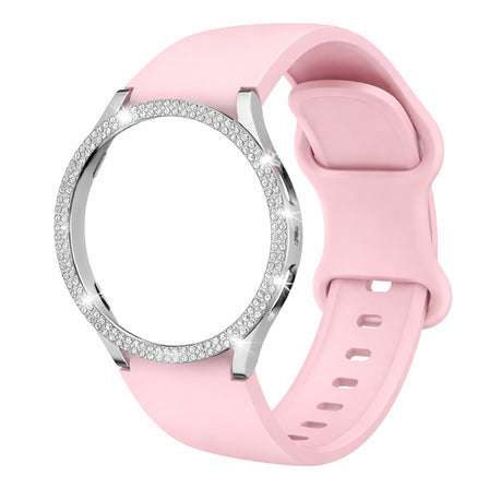 Double Row Diamond Case & Strap Compatible with Samsung Galaxy watch 7 44mm