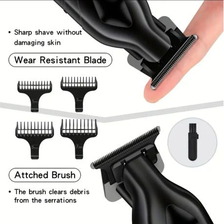 HIENA T9 Professional Hair Trimmer - Zero Gapped, Cordless & Rechargeable