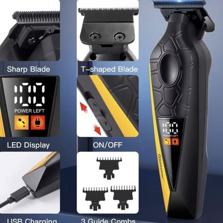 Hatteker HT-6102 professional Beard & Hair Trimmer-USB Rechargeable