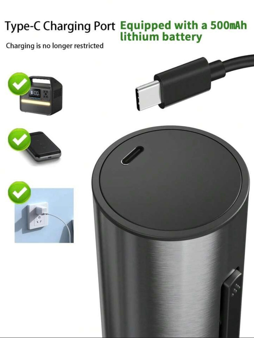 Rechargeable Electric Wine Opener Set with Accessories & Stand