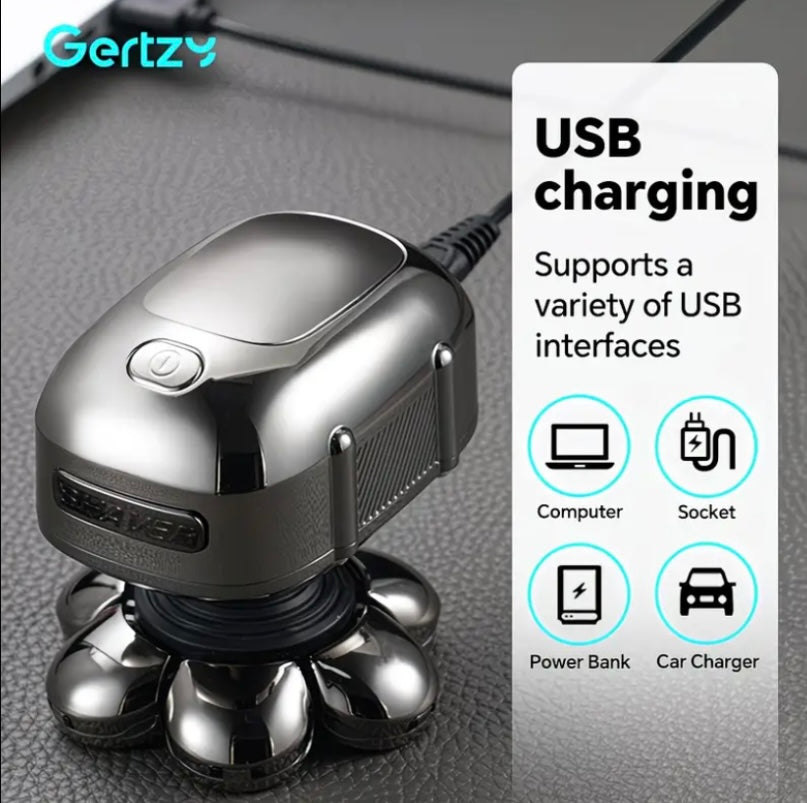 5-in-1 Rechargeable Electric Head Shaver Grooming Kit