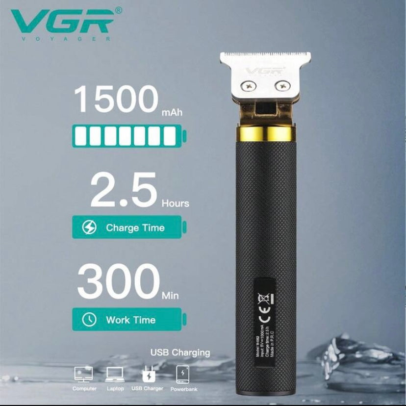 VGR Super Trim Professional Cordless Hair & Beard Trimmer Kit