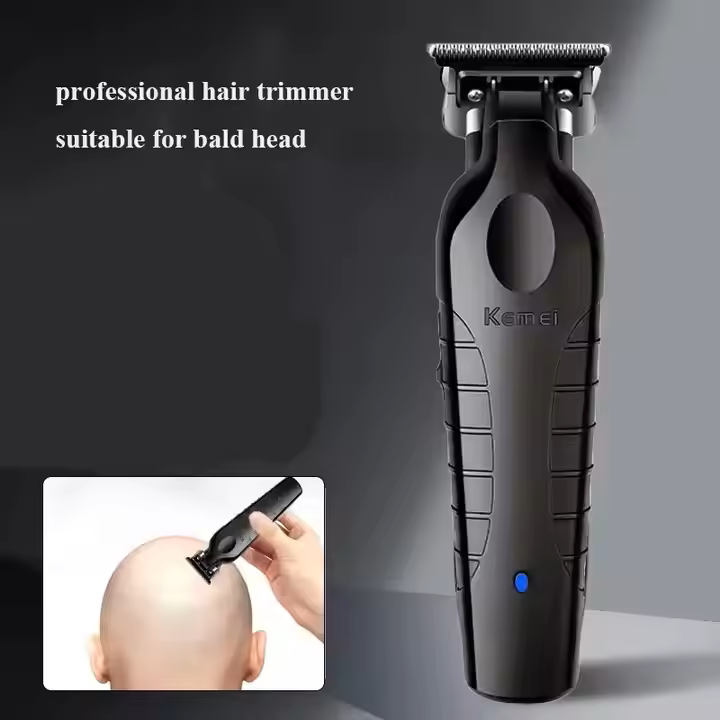 Kemei 2299 Professional Hair Trimmer - Zero Gapped, Cordless & Rechargeable