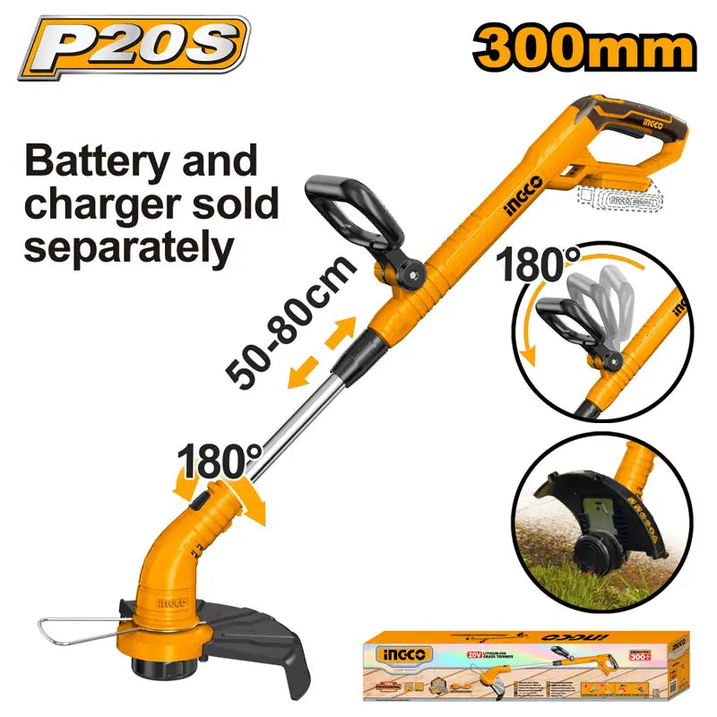 20V Lithium-Ion Cordless Grass Trimmer