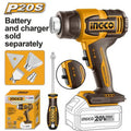INGCO Cordless 20V Lithium-Ion Heat Gun – HGLI2006