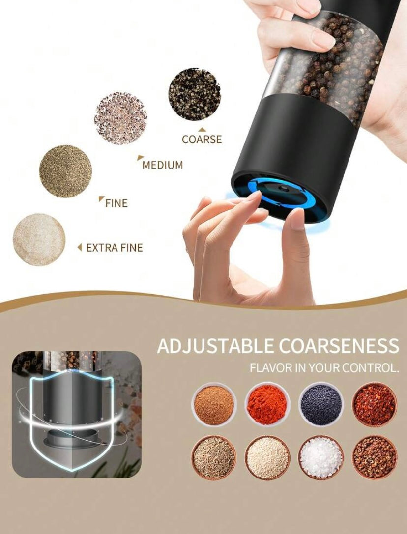 Cliton 300mAh Rechargeable Electric Pepper Grinders