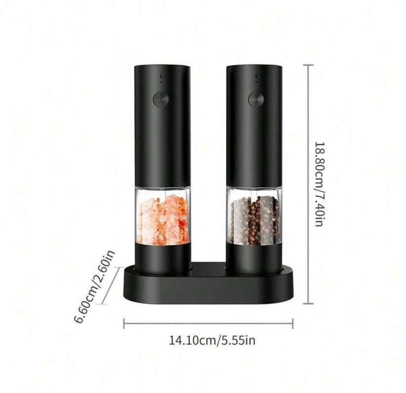Cliton 300mAh Rechargeable Electric Pepper Grinders
