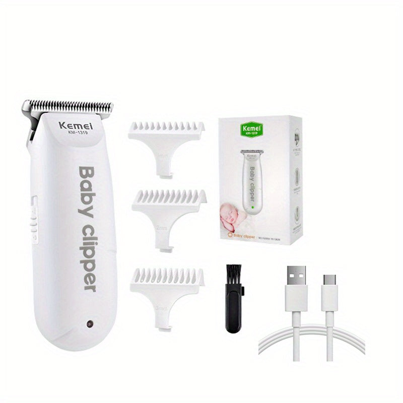 Kemei KM-1319 Baby Electric Hair Clipper- Low Noise, Cordless