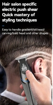 Kemei 1772 Professional Hair Trimmer - Zero Gapped, Cordless & Rechargeable