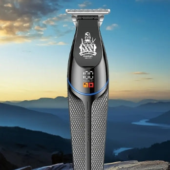 Kemei 1772 Professional Hair Trimmer - Zero Gapped, Cordless & Rechargeable