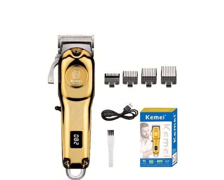 Kemei 2628 Professional Hair Clipper- with LCD, Cordless & Rechargeable