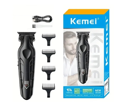 Kemei 2269 Professional Hair Trimmer - Zero Gapped, Cordless & Rechargeable