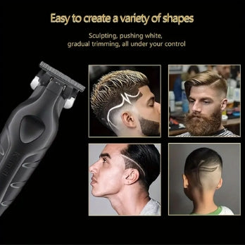Kemei 2269 Professional Hair Trimmer - Zero Gapped, Cordless & Rechargeable