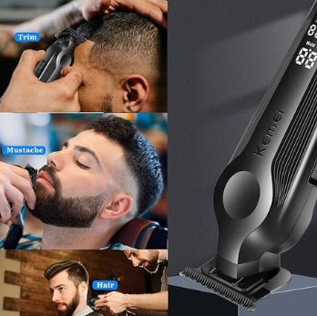 Kemei KM-264 Professional Hair Trimmer - Cordless Rechargeable