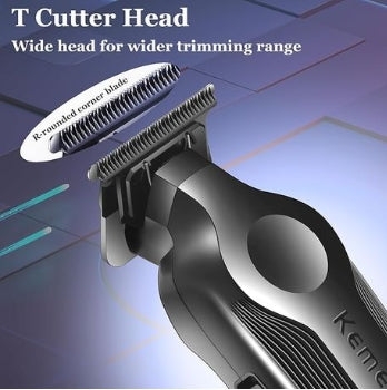 Kemei KM-264 Professional Hair Trimmer - Cordless Rechargeable