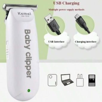 Kemei KM-1319 Baby Electric Hair Clipper- Low Noise, Cordless